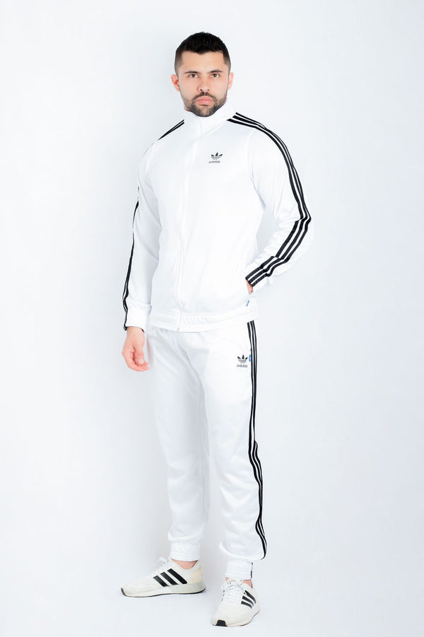 Conjunto Adidas Hombre Blanco PREMIUM