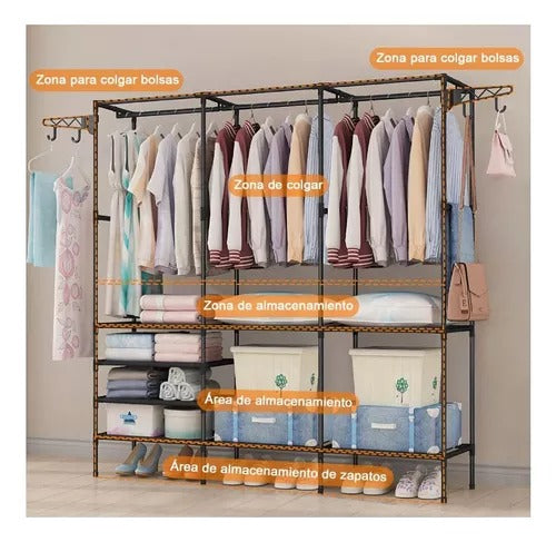 Closet Organizador 3 Espacios Zapatero